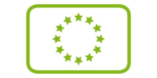Piktogramm Europaflagge