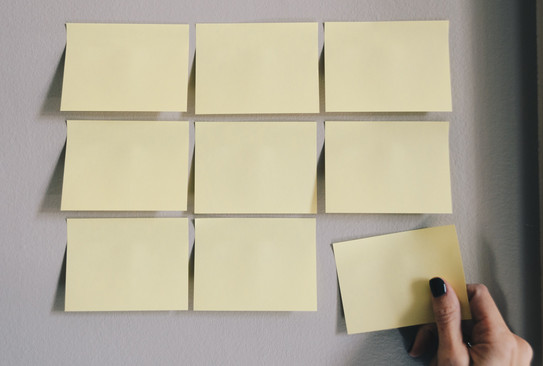 Yellow sticky notes